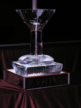 Martini Glass Ice Luge worldclassice.com
